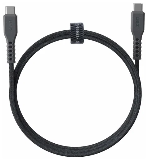 UAG USB-C naar USB-C Kabel 60W Power Delivery 1.2M Grijs afbeelding 1