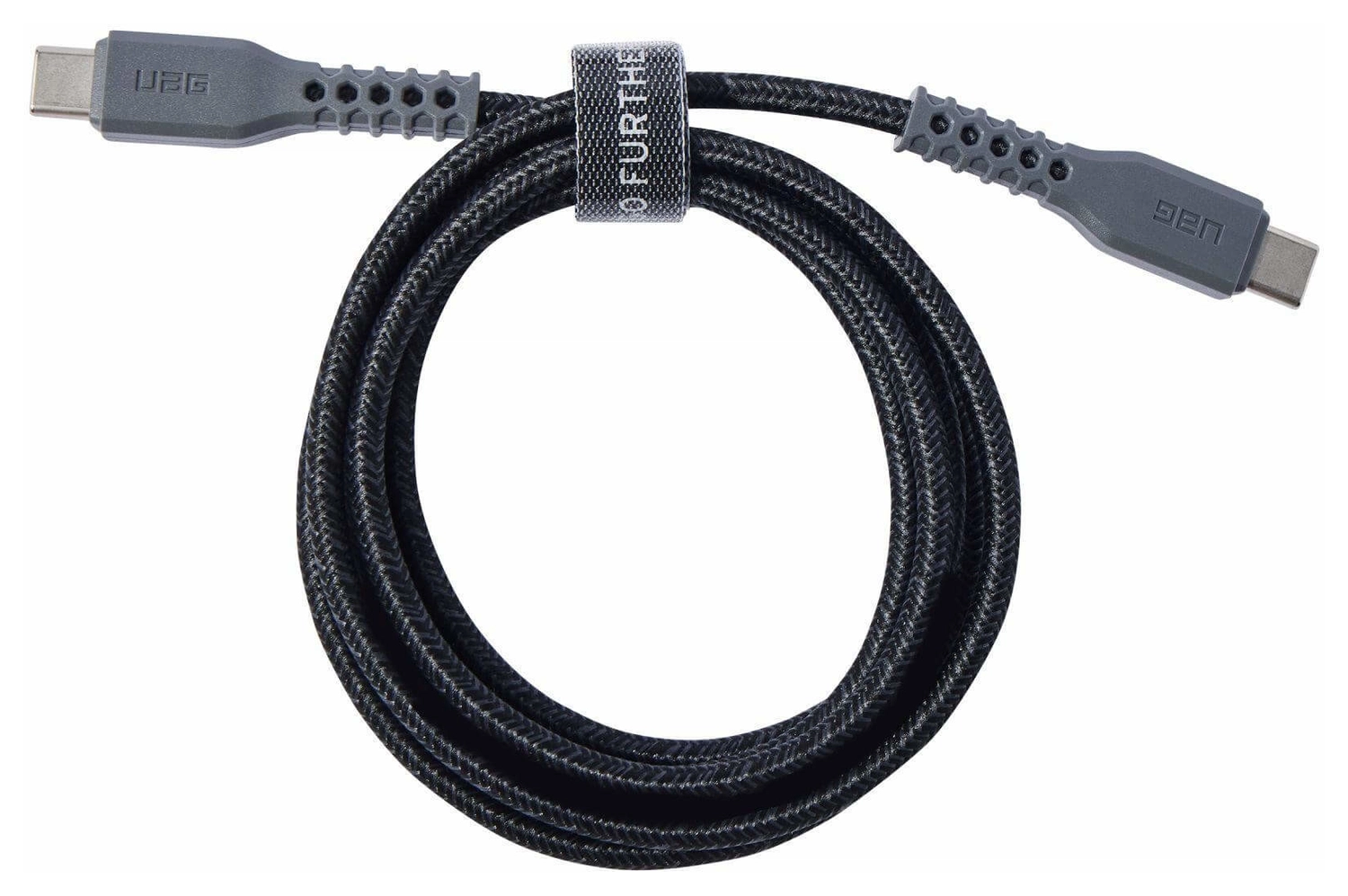UAG USB-C naar USB-C Kabel 60W Power Delivery 1.2M Grijs afbeelding 4