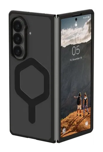 UAG Mouve Samsung Galaxy Z Fold 7 Hoesje MagSafe Back Cover Ash afbeelding 1