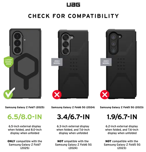 UAG Mouve Samsung Galaxy Z Fold 7 Hoesje MagSafe Back Cover Ash afbeelding 13