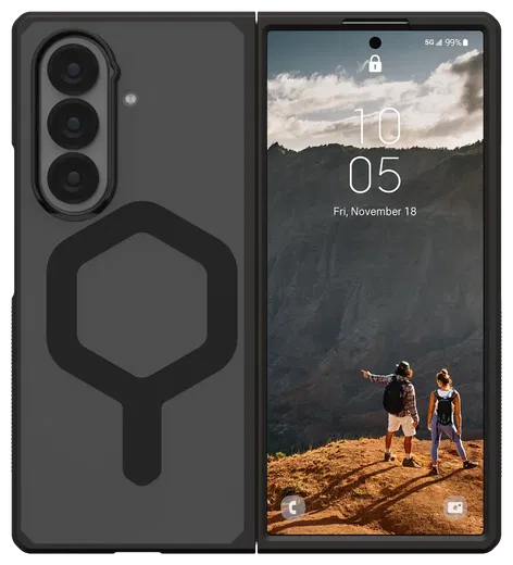 UAG Mouve Samsung Galaxy Z Fold 7 Hoesje MagSafe Back Cover Ash afbeelding 2