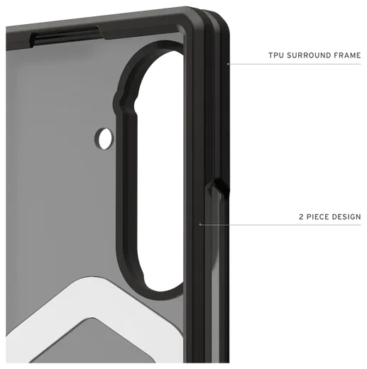 UAG Mouve Samsung Galaxy Z Fold 7 Hoesje MagSafe Back Cover Ash afbeelding 7