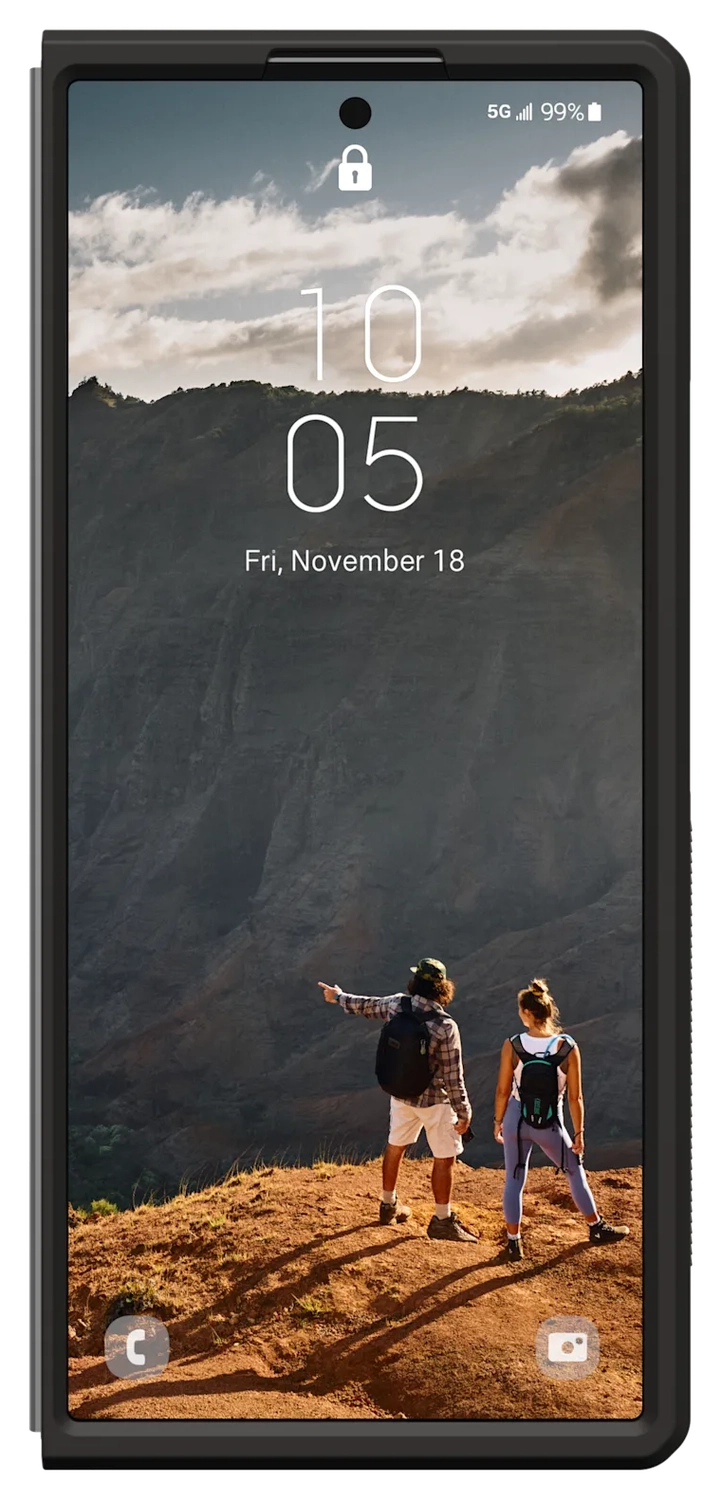 UAG Mouve Samsung Galaxy Z Fold 7 Hoesje MagSafe Back Cover Ash afbeelding 8