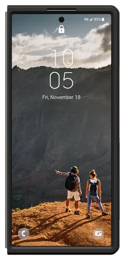 UAG Mouve Samsung Galaxy Z Fold 7 Hoesje MagSafe Back Cover Ash afbeelding 8