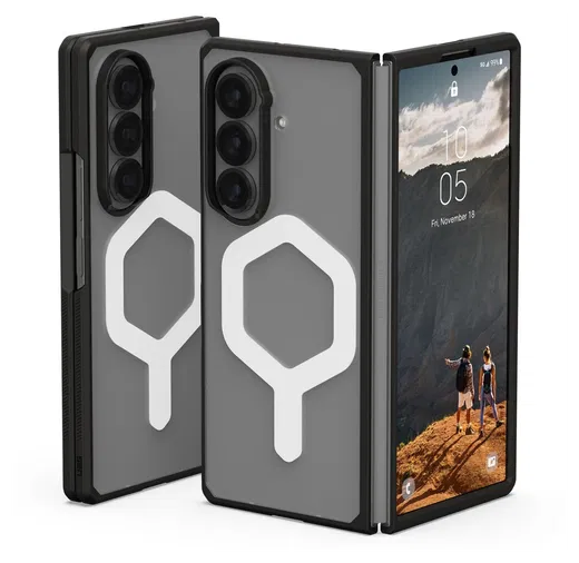 UAG Mouve Samsung Galaxy Z Fold 7 Hoesje MagSafe Back Cover Ice afbeelding 1