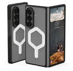 UAG Mouve Samsung Galaxy Z Fold 7 Hoesje MagSafe Back Cover Ice afbeelding