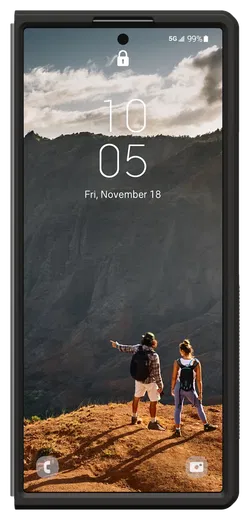 UAG Mouve Samsung Galaxy Z Fold 7 Hoesje MagSafe Back Cover Ice afbeelding 11