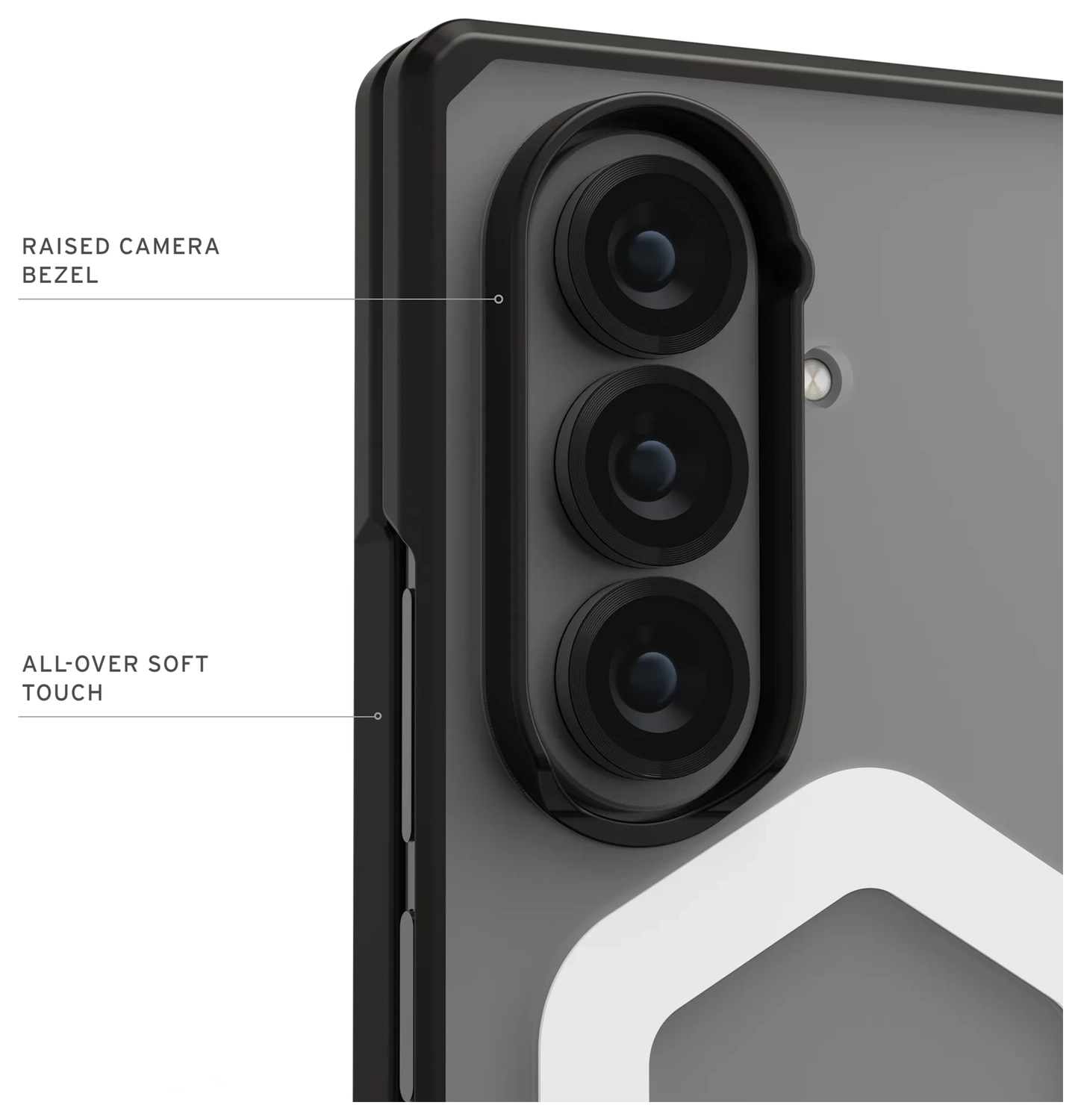 UAG Mouve Samsung Galaxy Z Fold 7 Hoesje MagSafe Back Cover Ice afbeelding 5