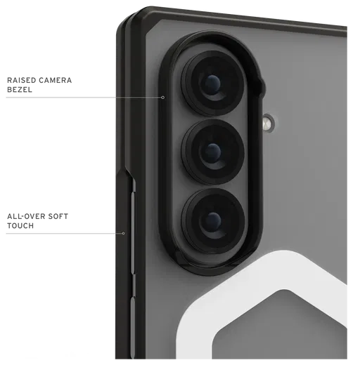 UAG Mouve Samsung Galaxy Z Fold 7 Hoesje MagSafe Back Cover Ice afbeelding 5