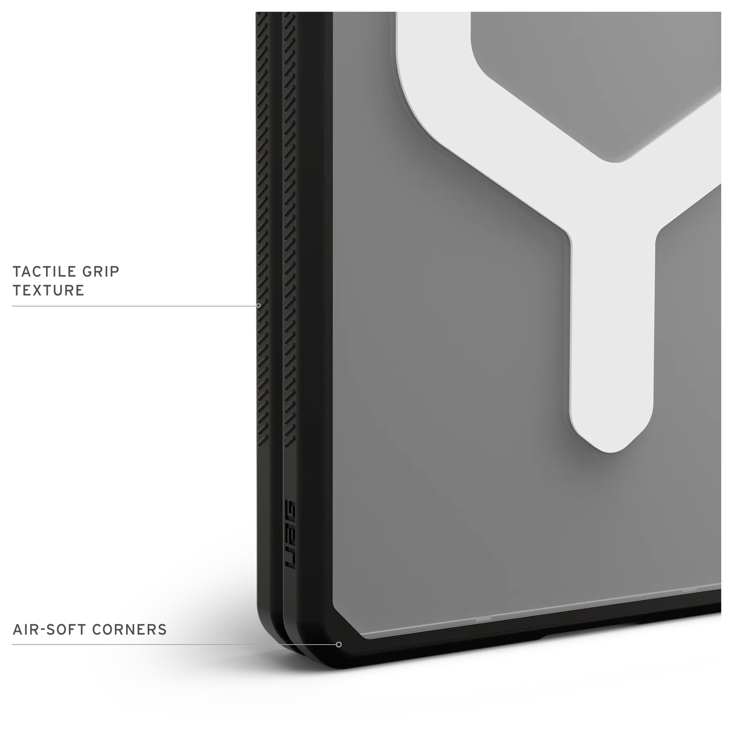 UAG Mouve Samsung Galaxy Z Fold 7 Hoesje MagSafe Back Cover Ice afbeelding 6