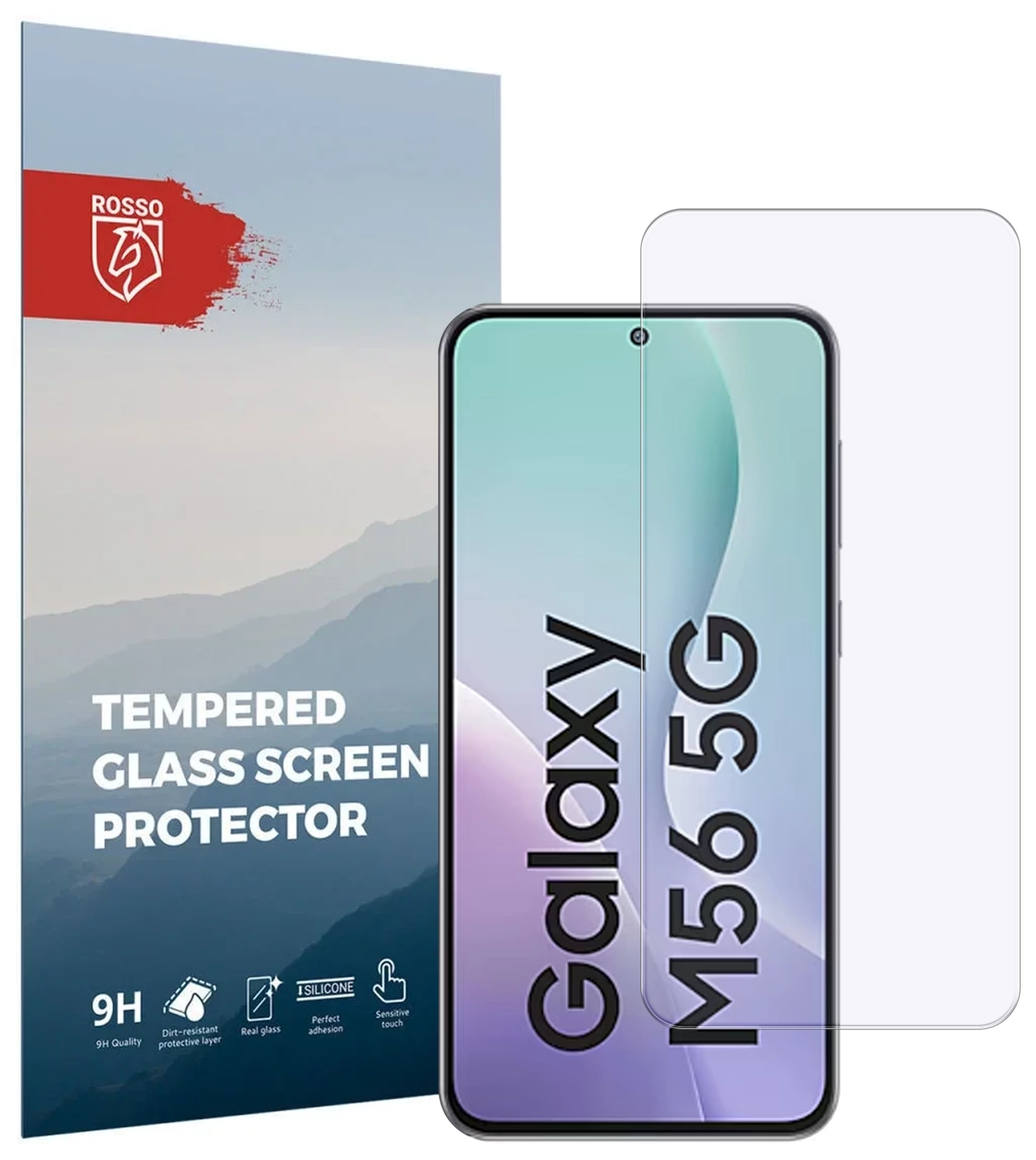 Rosso Samsung Galaxy M56 9H Tempered Glass Screen Protector afbeelding 1