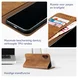 Rosso Element Samsung Galaxy Xcover 7 Pro Hoesje Book Case Wallet Bruin afbeelding 3