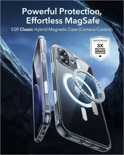 ESR Classic Hybrid iPhone 17 Hoesje MagSafe Back Cover Transparant afbeelding 2