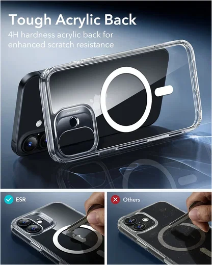 ESR Classic Hybrid iPhone 17 Hoesje MagSafe Back Cover Transparant afbeelding 7