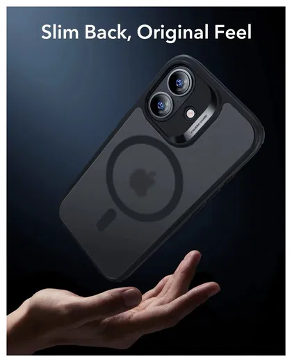 ESR Classic Hybrid iPhone 17 Hoesje MagSafe Back Cover Frosted Zwart afbeelding 6