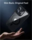 ESR Classic Hybrid iPhone 17 Hoesje MagSafe Back Cover Transparant Zwart afbeelding 6