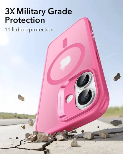 ESR Classic Hybrid iPhone 17 Hoesje MagSafe Back Cover Roze afbeelding 5