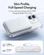 ESR Classic Hybrid iPhone 17 Hoesje MagSafe Back Cover Glitter Transparant afbeelding 8