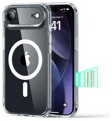 ESR Classic Hybrid iPhone Air Hoesje MagSafe Back Cover Transparant afbeelding