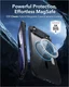 ESR Classic Hybrid iPhone Air Hoesje MagSafe Back Cover Transparant Zwart afbeelding 2