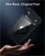 ESR Classic Hybrid iPhone Air Hoesje MagSafe Back Cover Transparant Zwart afbeelding 6