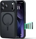 ESR Classic Hybrid iPhone 17 Pro Hoesje MagSafe Back Cover Frosted Zwart