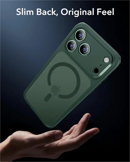 ESR Classic Hybrid iPhone 17 Pro Hoesje MagSafe Back Cover Groen afbeelding 8