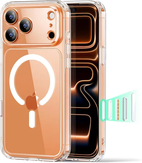 ESR Classic Hybrid iPhone 17 Pro Max Hoesje MagSafe Back Cover Transparant afbeelding 1