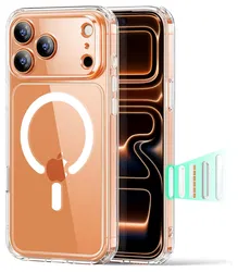 ESR Classic Hybrid iPhone 17 Pro Max Hoesje MagSafe Back Cover Transparant afbeelding