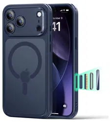 ESR Classic Hybrid iPhone 17 Pro Max Hoesje MagSafe Back Cover Blauw afbeelding