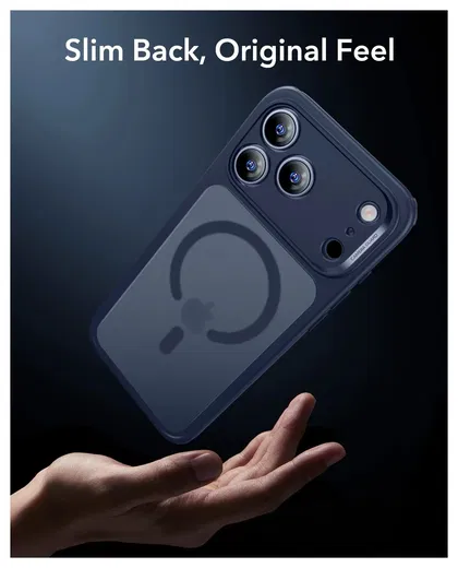 ESR Classic Hybrid iPhone 17 Pro Max Hoesje MagSafe Back Cover Blauw afbeelding 7