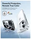 ESR Classic Hybrid MagSafe iPhone 17 Hoesje Stand Back Cover Transparant afbeelding 2