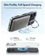 ESR Classic Hybrid MagSafe iPhone 17 Hoesje Stand Back Cover Transparant afbeelding 8