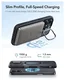 ESR Classic Hybrid MagSafe iPhone 17 Hoesje Stand Back Cover Frosted Zwart afbeelding 7