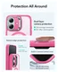 ESR Classic Hybrid MagSafe iPhone 17 Hoesje Stand Back Cover Roze afbeelding 4