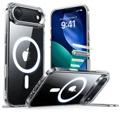 ESR Classic Hybrid MagSafe iPhone Air Hoesje Stand Transparant afbeelding