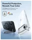 ESR Classic Hybrid MagSafe iPhone Air Hoesje Stand Frosted Zwart afbeelding 2