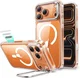 ESR Classic Hybrid MagSafe iPhone 17 Pro Hoesje Stand Transparant