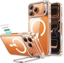 ESR Classic Hybrid MagSafe iPhone 17 Pro Hoesje Stand Transparant
