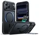 ESR Classic Hybrid MagSafe iPhone 17 Pro Hoesje Stand Frosted Zwart afbeelding 2
