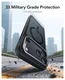 ESR Classic Hybrid MagSafe iPhone 17 Pro Hoesje Stand Frosted Zwart afbeelding 5