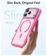 ESR Classic Hybrid MagSafe iPhone 17 Pro Hoesje Stand Roze afbeelding 9
