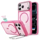 ESR Classic Hybrid MagSafe iPhone 17 Pro Hoesje Stand Roze