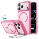 ESR Classic Hybrid MagSafe iPhone 17 Pro Hoesje Stand Roze