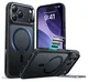 ESR Classic Hybrid MagSafe iPhone 17 Pro Max Hoesje Stand Frosted Zwart afbeelding 2