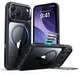 ESR Classic Hybrid MagSafe iPhone 17 Pro Max Hoesje Stand Transparant Zwart afbeelding 2