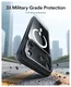 ESR Classic Hybrid MagSafe iPhone 17 Pro Max Hoesje Stand Transparant Zwart afbeelding 4