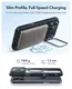 ESR Classic Hybrid MagSafe iPhone 17 Pro Max Hoesje Stand Transparant Zwart afbeelding 9