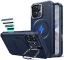 ESR Cyber Tough iPhone 17 Hoesje Stand MagSafe Back Cover Blauw