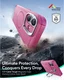 ESR Cyber Tough iPhone 17 Hoesje Stand MagSafe Back Cover Roze afbeelding 2